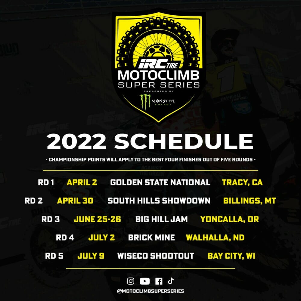 Motorcycle Hill Climb Schedule 2022 2022 Motoclimb Super Series Schedule Released - Cycle News