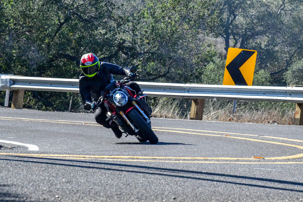 2022 MV Agusta Brutale 1000 RR cornering