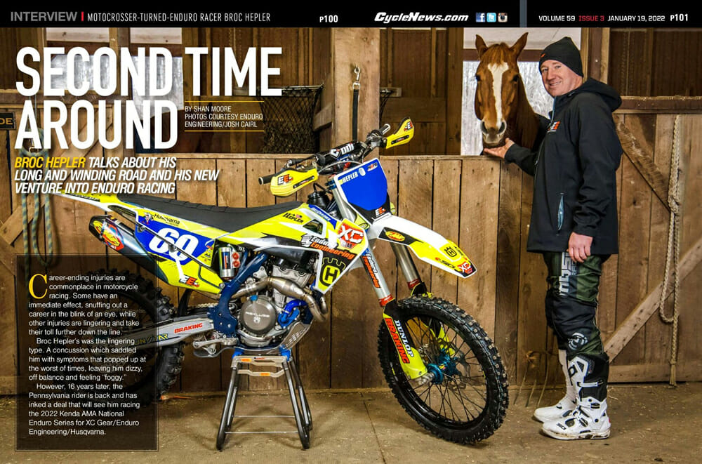 Cycle News Magazine interviews Broc Hepler