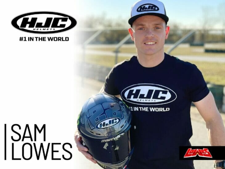 HJC Signs British Moto2 Rider Sam Lowes