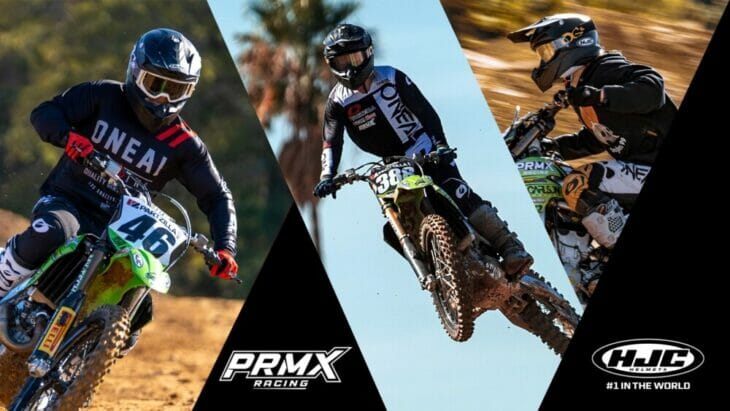 HJC joins PRMX Racing for 2022
