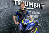 Dynavolt Triumph World Supersport rider Hannes Soomer