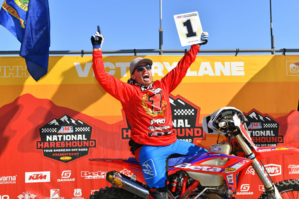 Joe Wasson 2021 AMA Hare & Hound National Champion