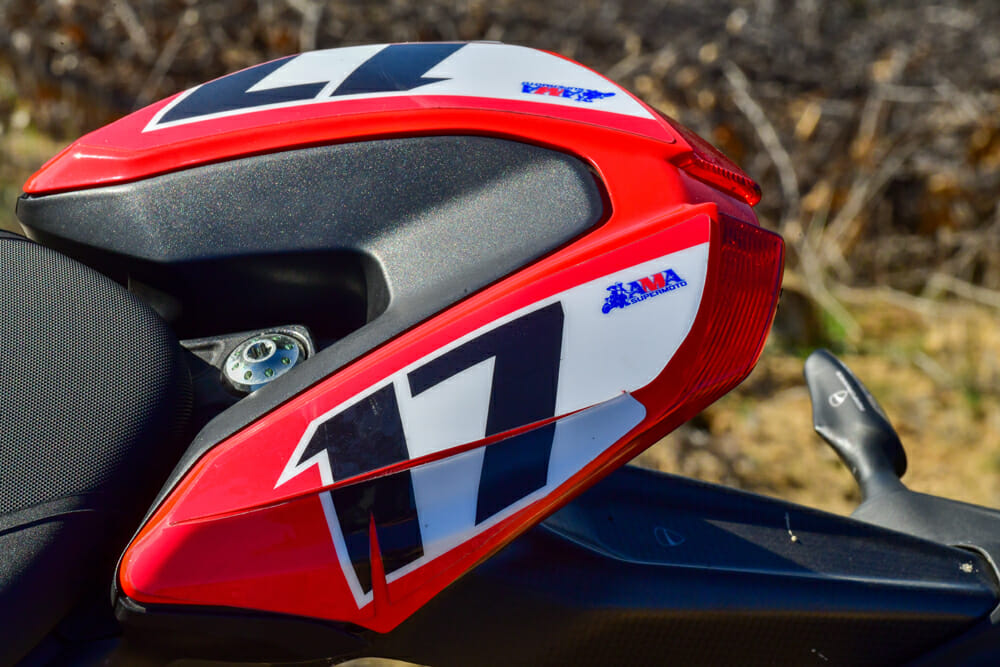 2022 Ducati Hypermotard 950 SP Parker Pitman number 17
