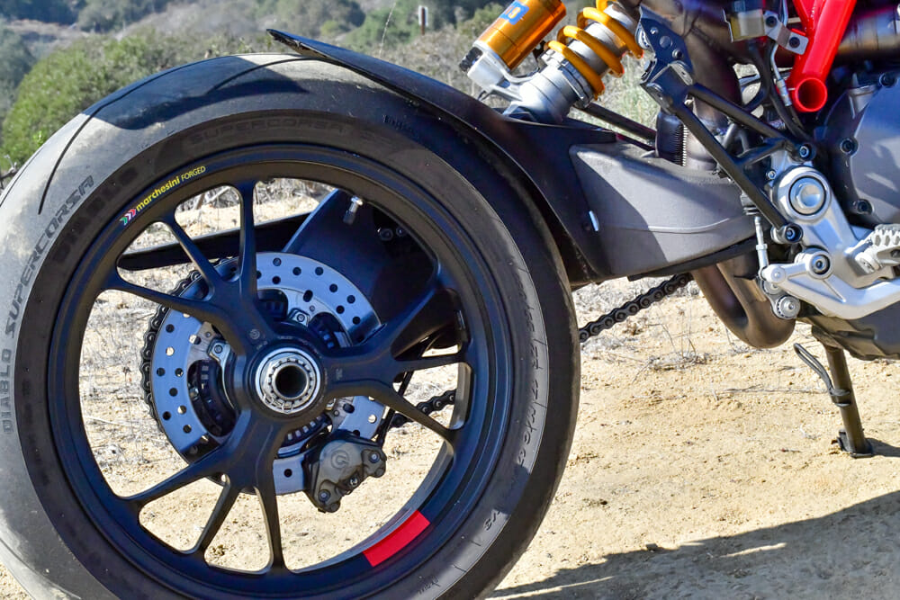 2022 Ducati Hypermotard 950 SP rear wheel