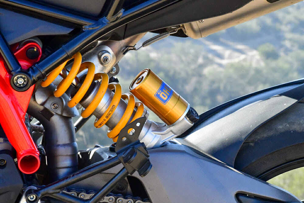2022 Ducati Hypermotard 950 SP suspension