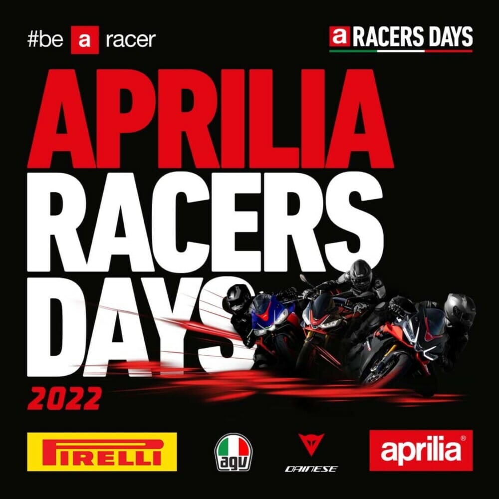 2022 Aprilia Racers Days Schedule Announced