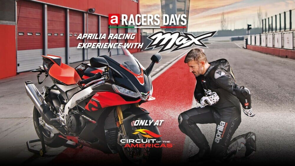 2022 Aprilia Racers Days Schedule Announced