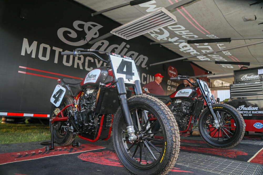 Bryan Smith's Indian FTR750 racebike