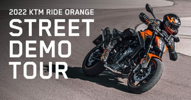 KTM Announces Nationwide 2022 Ride Orange Street Demo Tour
