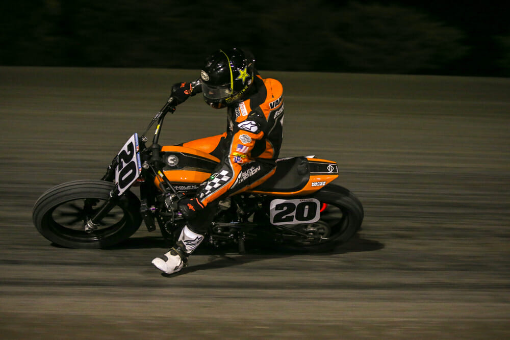 vance & hines flat track racer