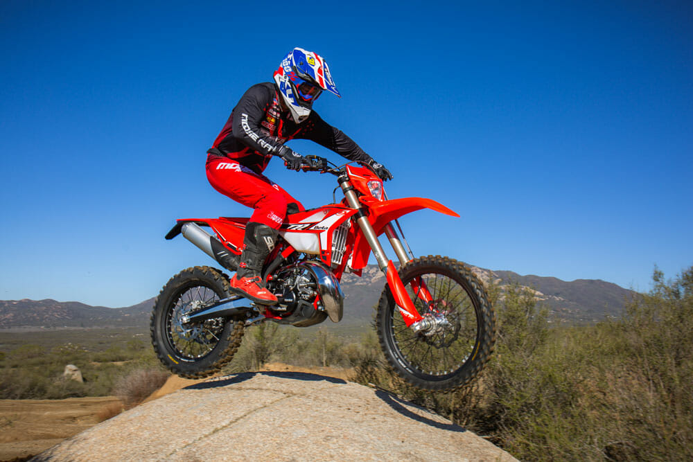 2022 Beta 200 RR trail riding