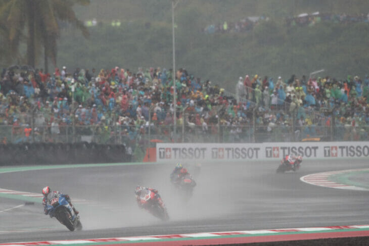 2022 Indonesian MotoGP News and Results rain
