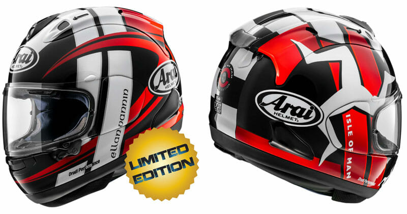 Nadruk Jaarlijks operatie Arai Corsair-X 2022 IOM TT Helmet - Cycle News