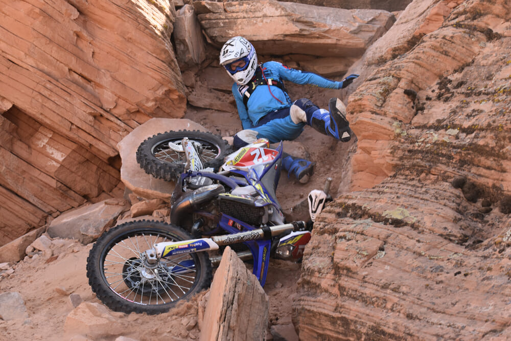 Cooper Abbott at 2022 Grinding Stone Hard Enduro