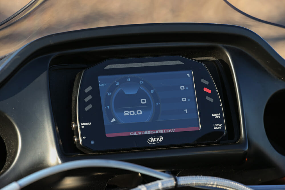Harley-Davidson Screamin’ Eagle Road Glide dash
