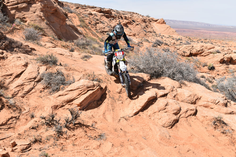 Ryder LeBlond at 2022 Grinding Stone Hard Enduro