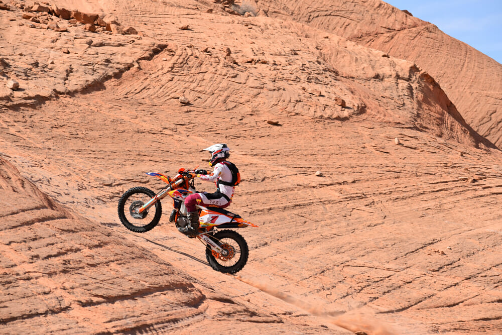 Trystan Hart at 2022 Grinding Stone Hard Enduro