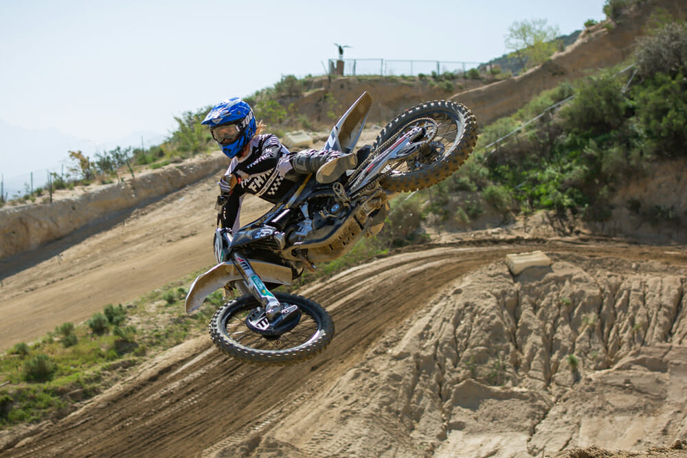 2022 Husqvarna FC 250 Rockstar Edition jumping