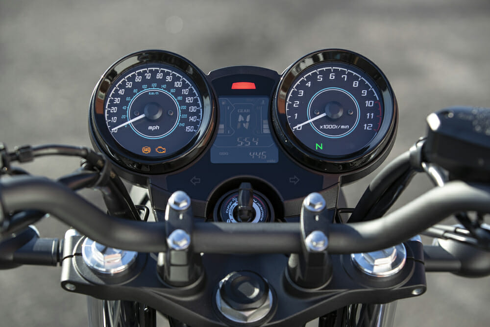 2022 Kawasaki Z650RS Instrumentation