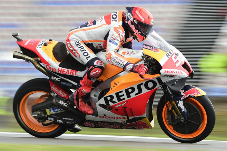 Notícias e resultados do MotoGP português 2022 Márquez é muito rápido