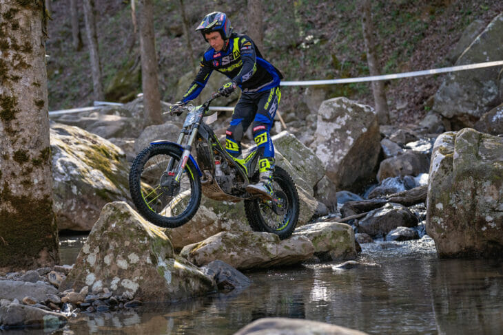 Pat Smage at 2022 MotoTrials round one