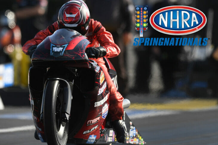 Pro Stock Motorcycle rider Matt Smith 2020 houston