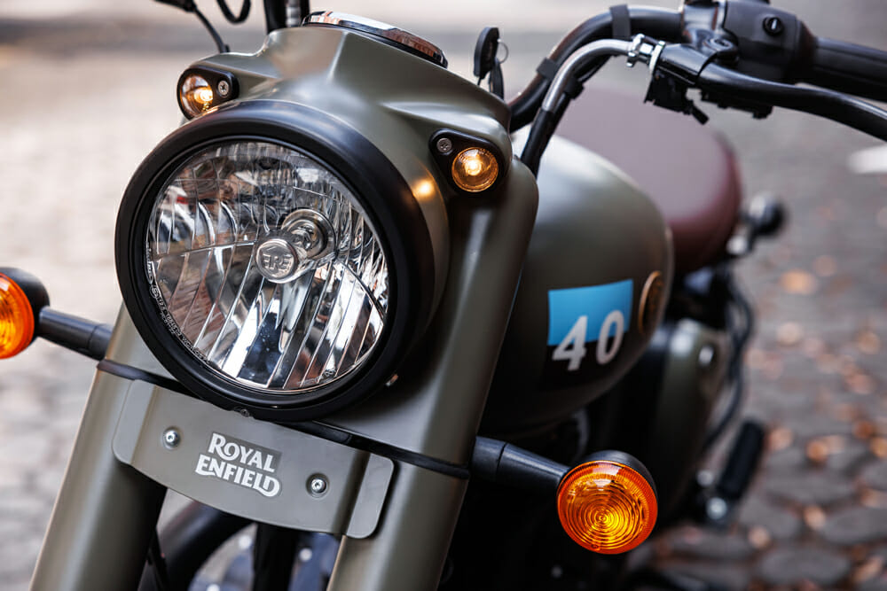 2022 Royal Enfield Classic 350 headlight