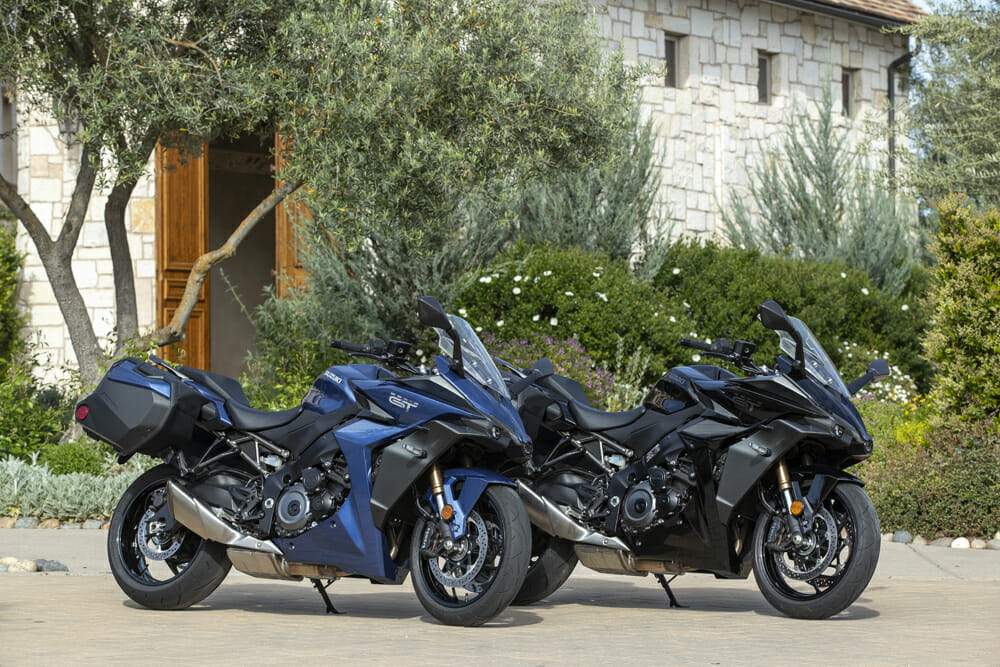 2022 Suzuki GSX-S1000 GT+ black and blue