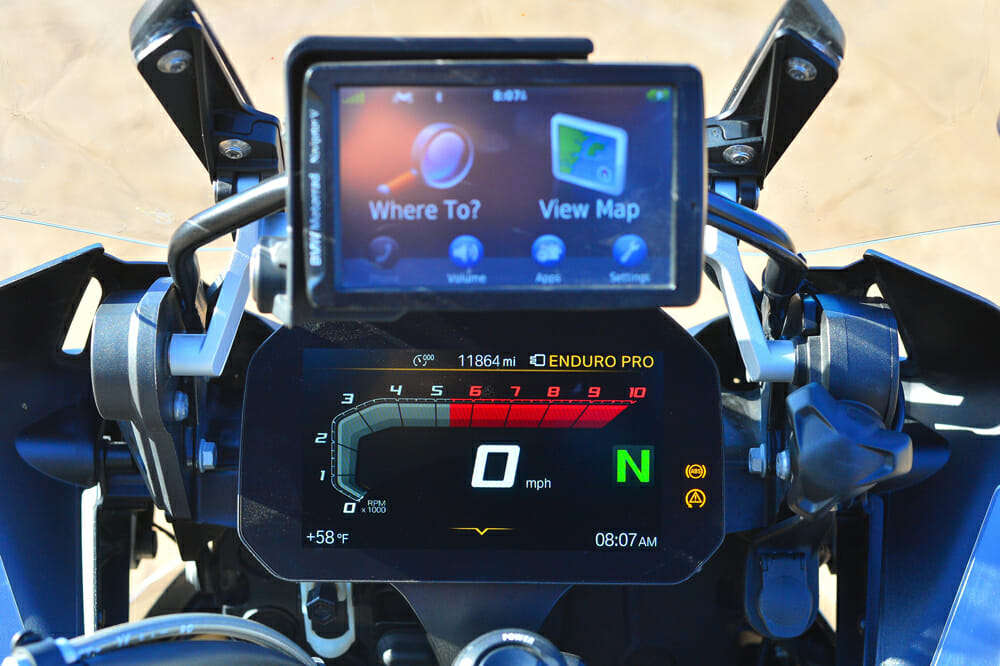 BMW R 1250 GS Adventure dash