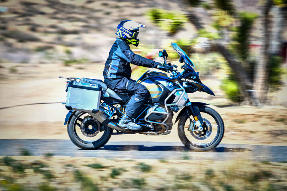 BMW R 1250 GS Adventure on pavement