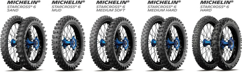 Michelin StarCross 6 Tire range