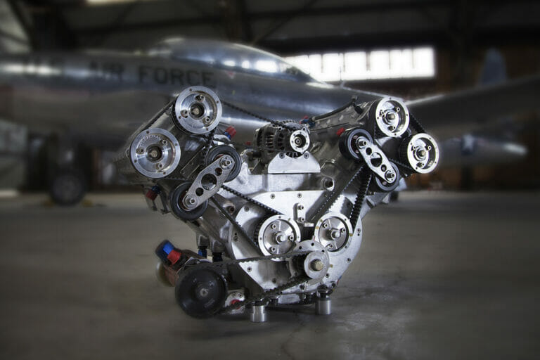 Purpose-built turbocharged V4 engine