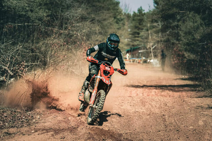 Tyler Vore at Evergreen Creek 2022 ISDE East Qualifier