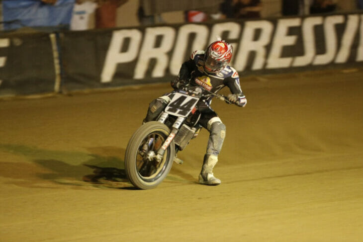 2022 American Flat Track Lima Ohio Results Brandon Robinson action