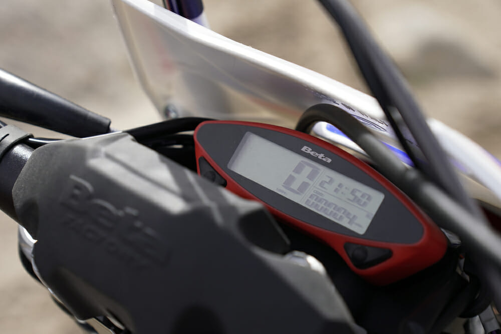 2022 Beta XTrainer enduro meter