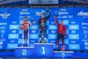 2022 FIM TrialGP of Spain podium