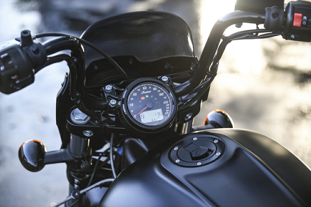 2022 Indian Scout Rogue cockpit