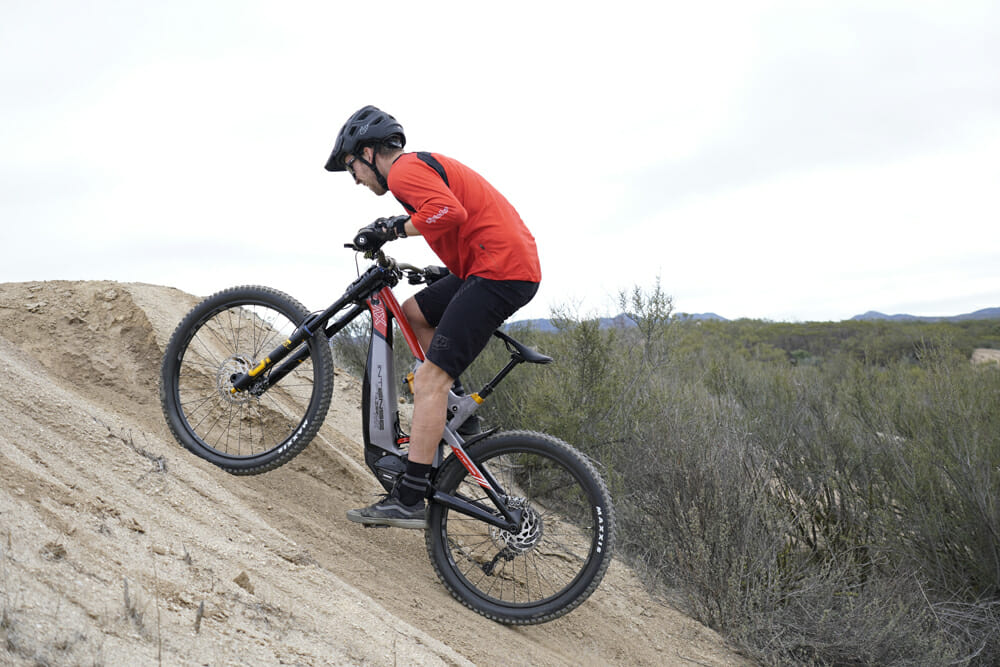 2022 Intense Tazer MX Pro hillclimbing