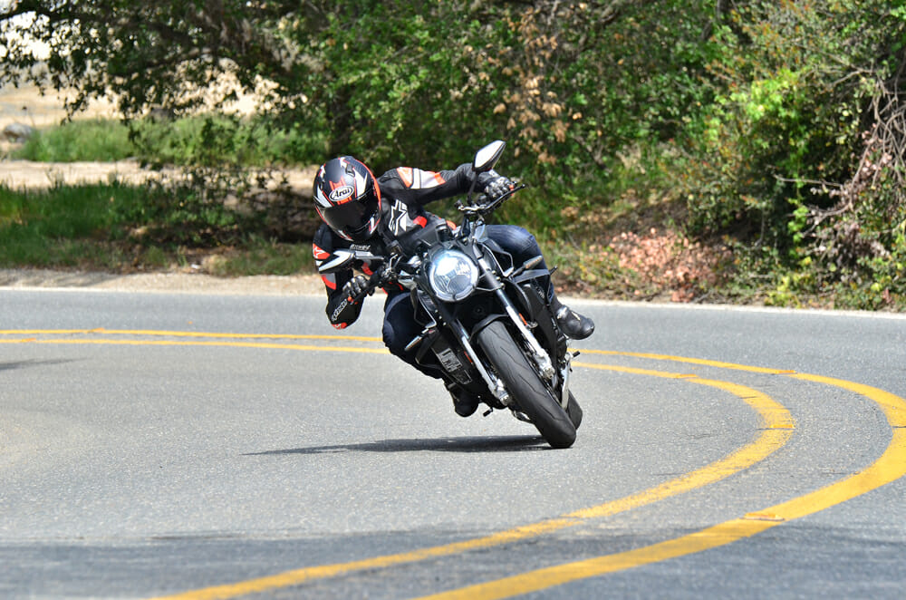 2022 MV Agusta Brutale 1000 RS cornering