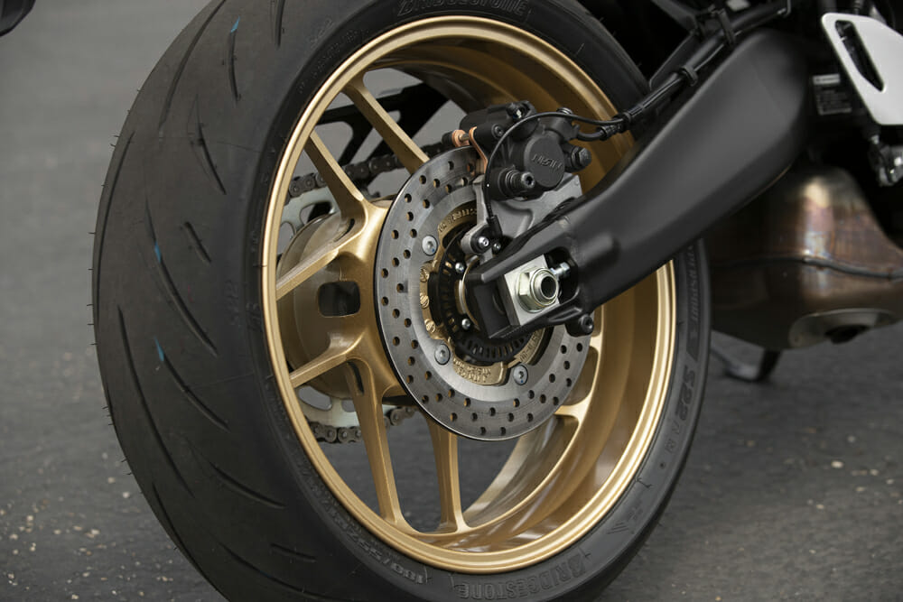 2022 Yamaha XSR900 rear wheel