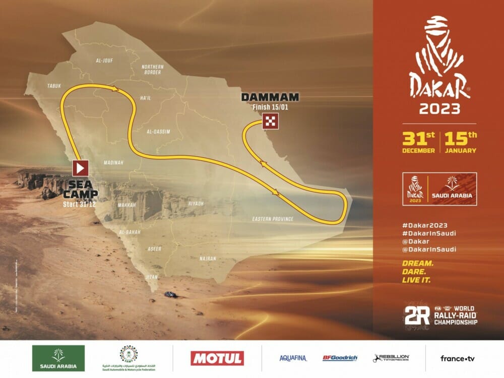 Orientalsk Fremtrædende balance 2023 Dakar Route Announced - Cycle News