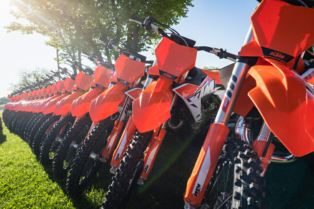 2023 KTM Four-Stroke Motocrossers Lineup