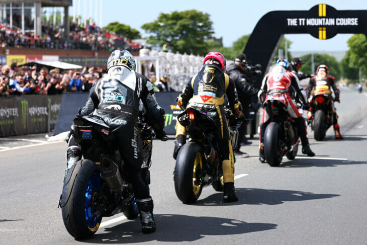 2022 Isle of Man Senior TT race start