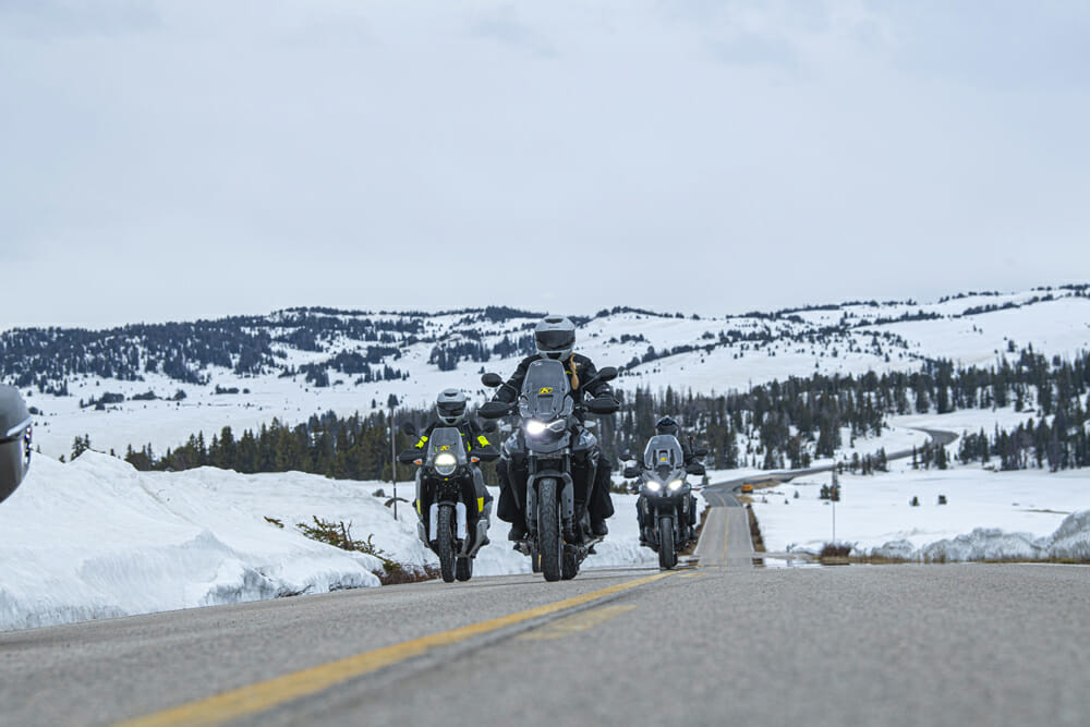 Klim Road Touring in snow