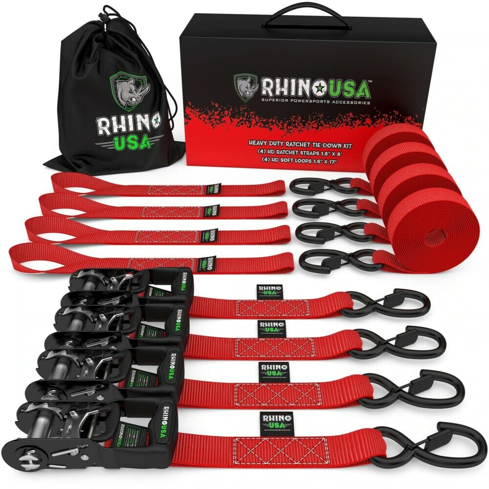 Rhino USA HD Ratchet TieDown Straps Cycle News