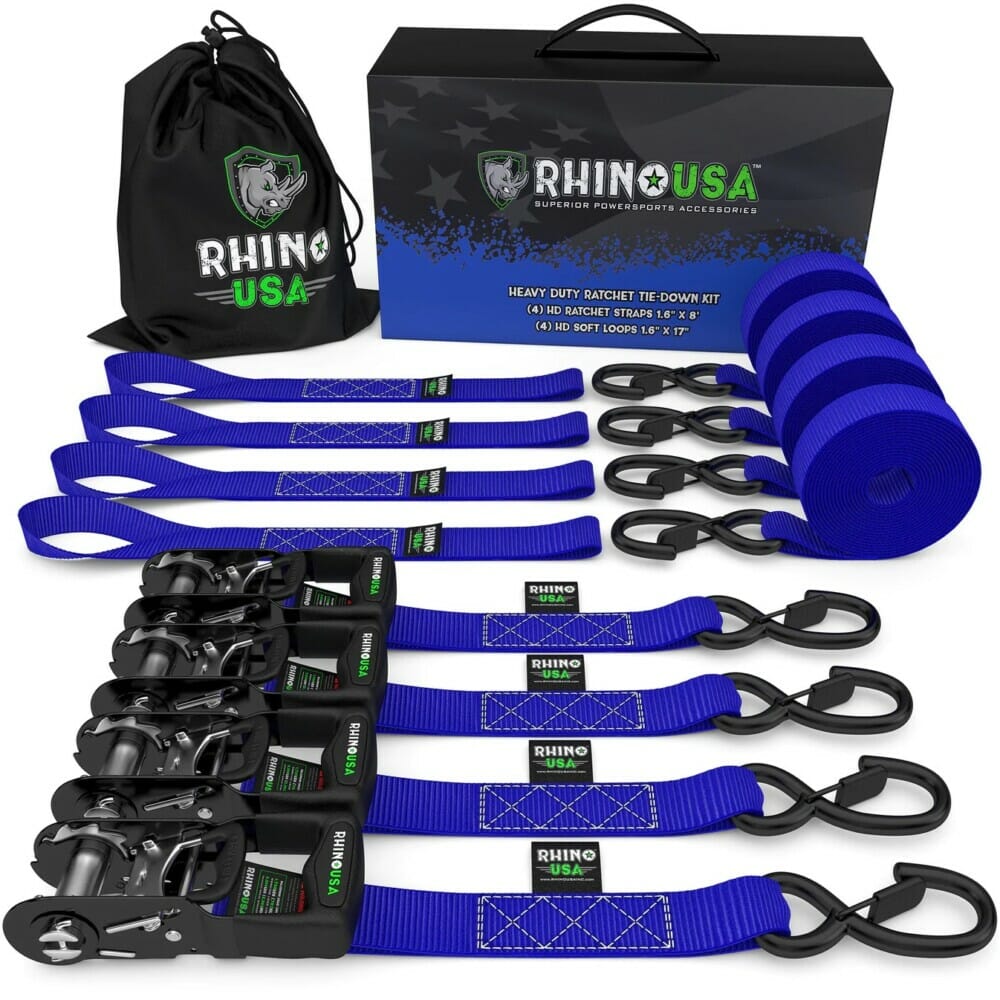 Rhino USA HD Ratchet TieDown Straps Cycle News