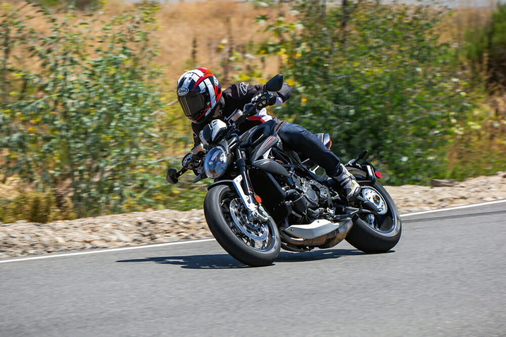 2022 MV Agusta Dragster RR cornering