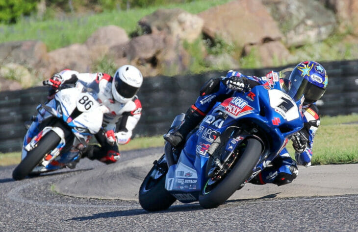 Alex Dumas at 2022 Calabogie CSBK
