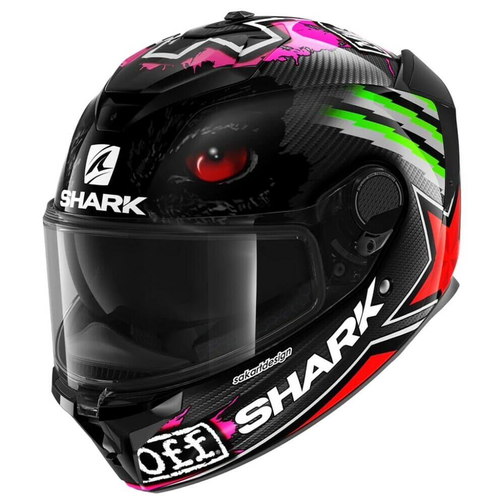 【ポイント10倍】 Carbon GT Spartan Shark Redding News Cycle - Helmet セキュリティ・セーフティ